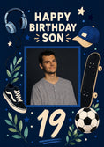Load image into Gallery viewer, Birthdays - Personalised Card — with punch holes
