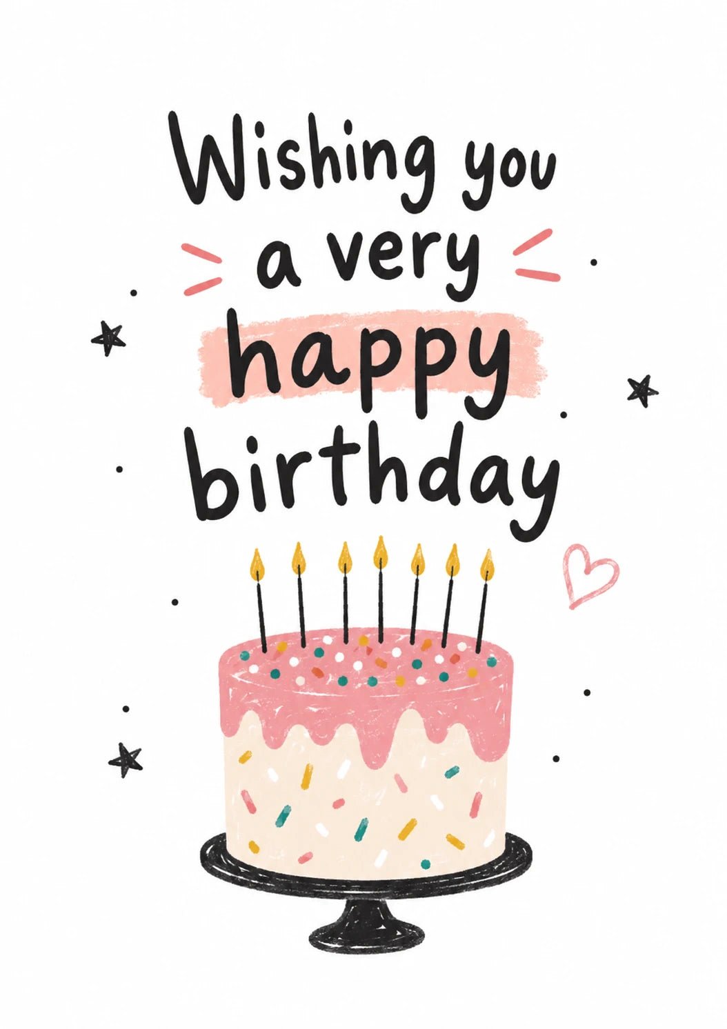 Birthdays - Personalised Card