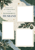 Load image into Gallery viewer, Christmas - Personalised Card — with punch holes
