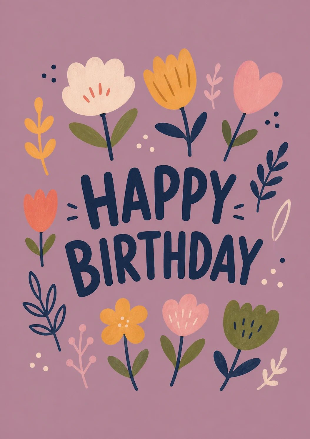 Birthdays - Personalised Card