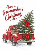 Load image into Gallery viewer, Christmas - Personalised Card — with punch holes
