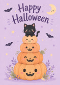 Load image into Gallery viewer, Halloween - Personalised Card — with punch holes
