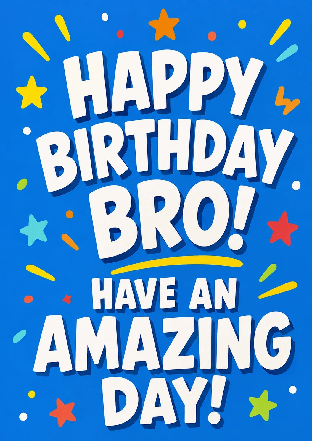 Birthdays - Personalised Card — with punch holes
