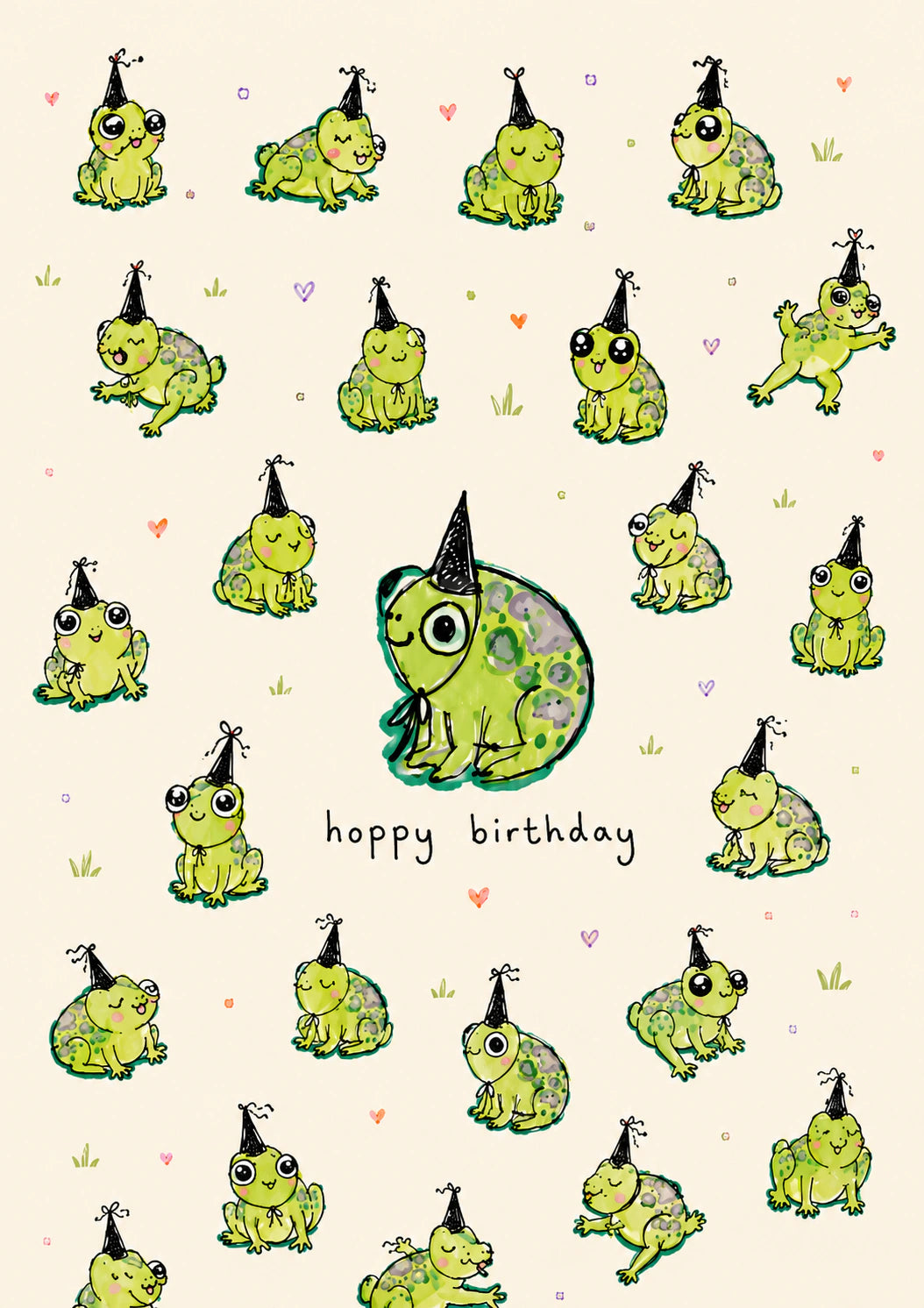 Birthdays - Personalised Card — with punch holes