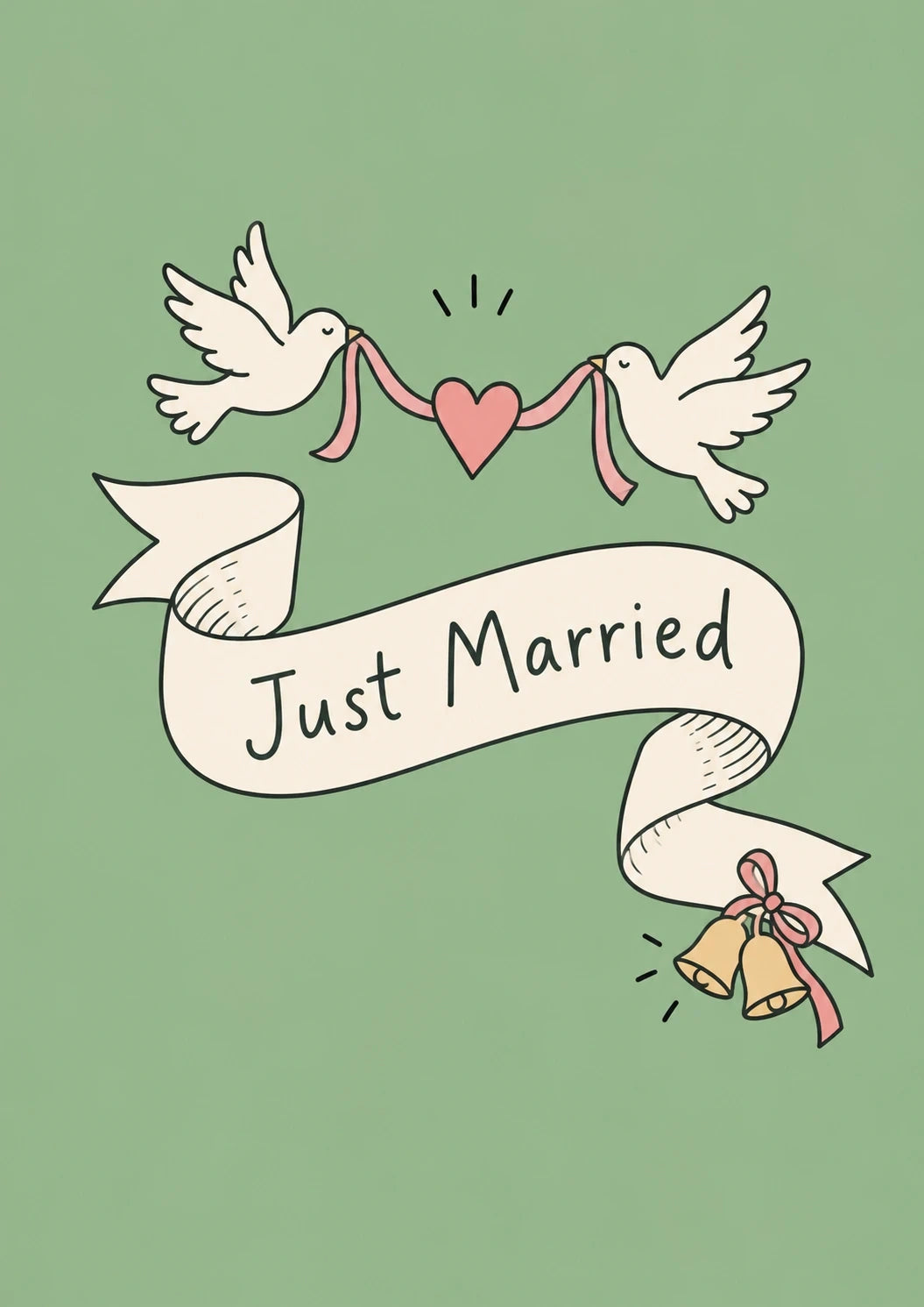 Weddings - Personalised Card — with punch holes