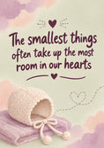 Load image into Gallery viewer, Smallest Things From the Heart new baby Card for Cousin
