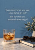 Load image into Gallery viewer, Funny Never Get Old Smashing It 50th Birthday Card

