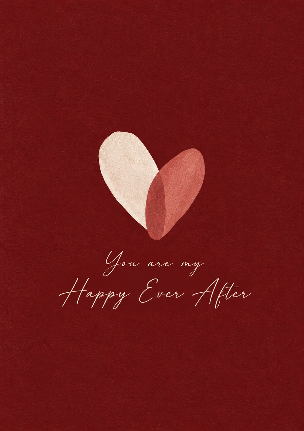 Two Hearts Happy Ever After Birthday Card for Her