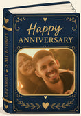 Load image into Gallery viewer, Our Story Is My Favourite Book Photo Upload Anniversary Card
