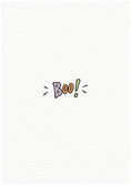 Load image into Gallery viewer, Funny Colourful Boo Exclamation Halloween Card
