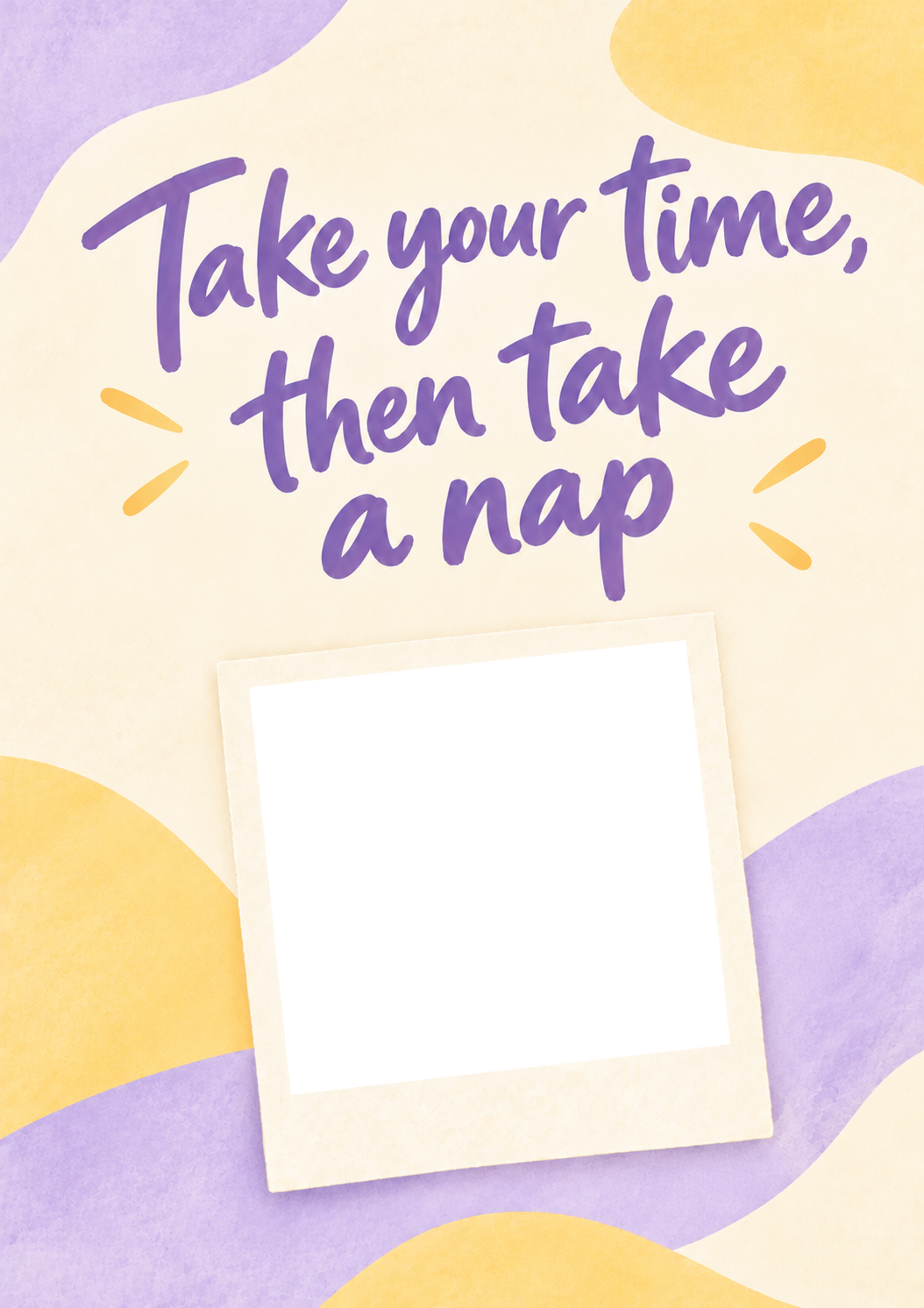 Funny Take Your Nap Best Friend Photo Upload Retirement Card for Her