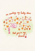 Load image into Gallery viewer, Funny Lucky Stars Counting Friendship Card for Her
