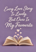 Load image into Gallery viewer, Valentine's day - Personalised Card — with punch holes
