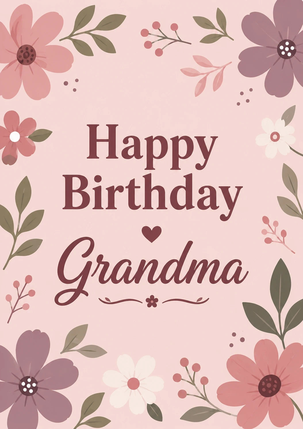 Birthdays - Personalised Card — with punch holes