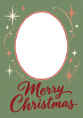 Load image into Gallery viewer, Retro Star Sparkle Photo Upload Christmas Card for Cousin
