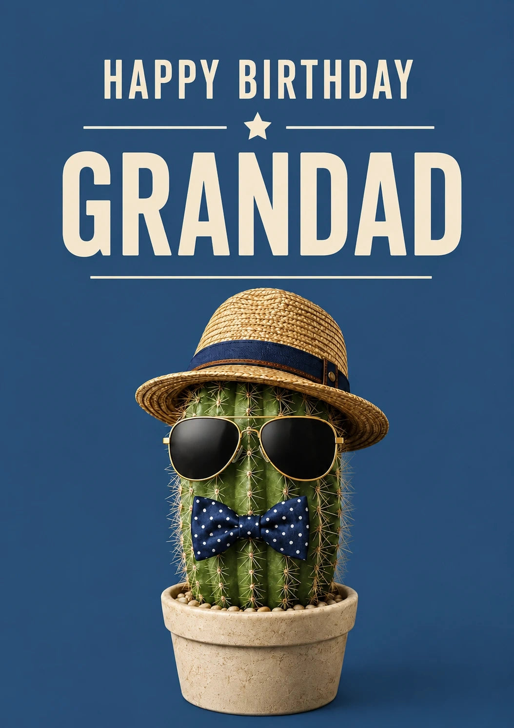 Birthdays - Personalised Card — with punch holes