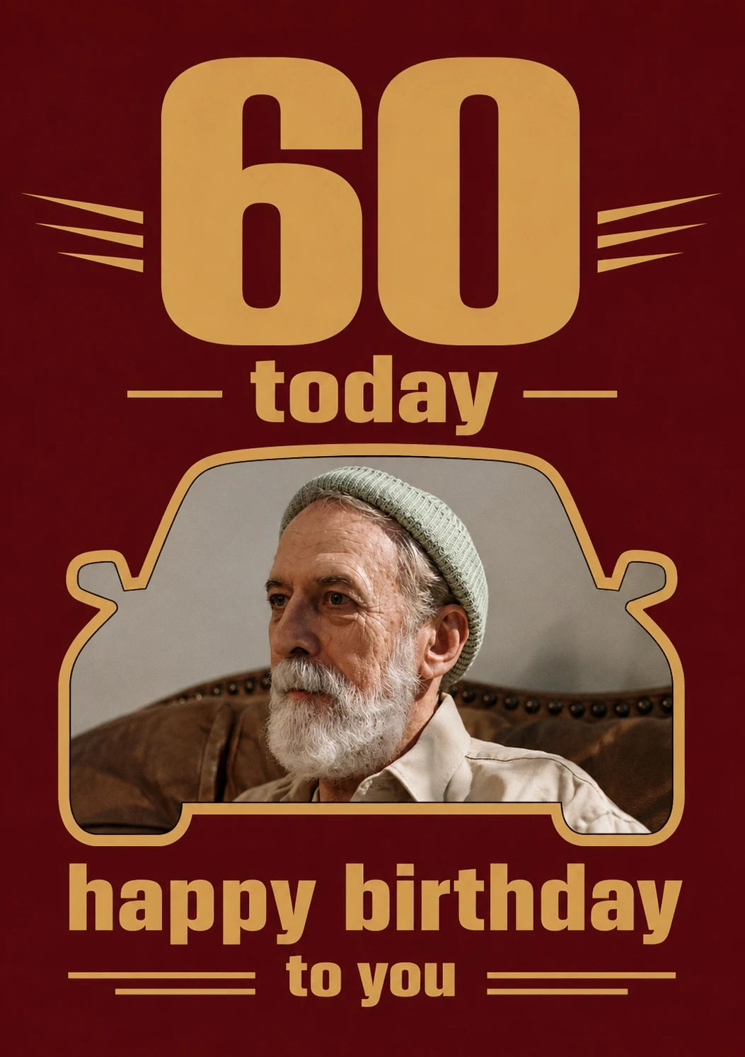 Birthdays - Personalised Card — with punch holes