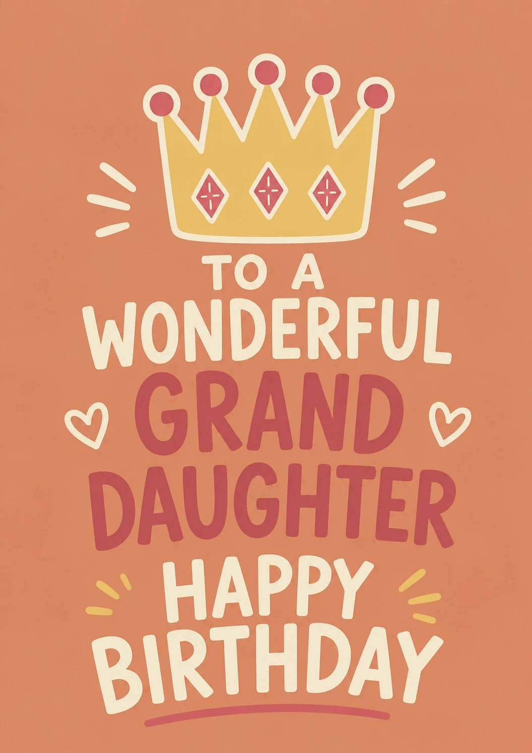 Birthdays - Personalised Card — with punch holes