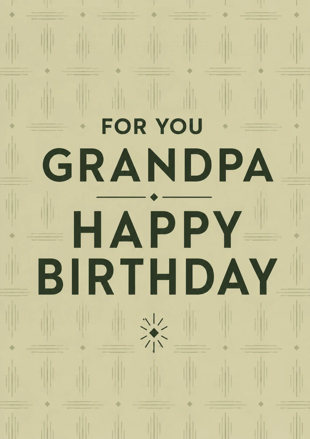 Birthdays - Personalised Card — with punch holes