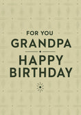 Load image into Gallery viewer, For You Grandpa Happy Birthday Card for Him

