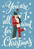 Load image into Gallery viewer, Christmas - Personalised Card — with punch holes
