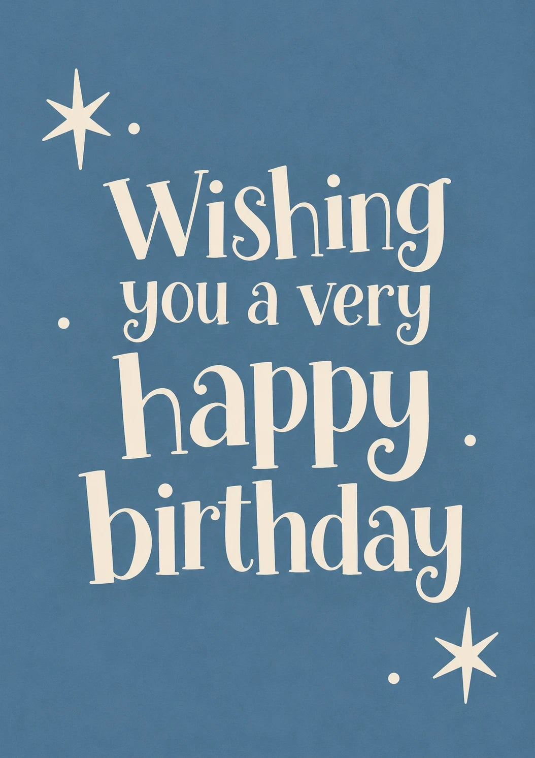 Birthdays - Personalised Card — with punch holes