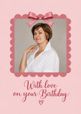 Load image into Gallery viewer, Birthdays - Personalised Card — with punch holes
