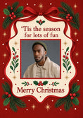 Load image into Gallery viewer, Christmas - Personalised Card — with punch holes
