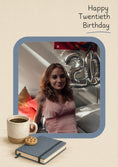 Load image into Gallery viewer, Birthdays - Personalised Card — with punch holes
