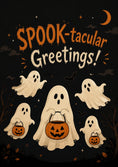 Load image into Gallery viewer, Halloween - Personalised Card — with punch holes
