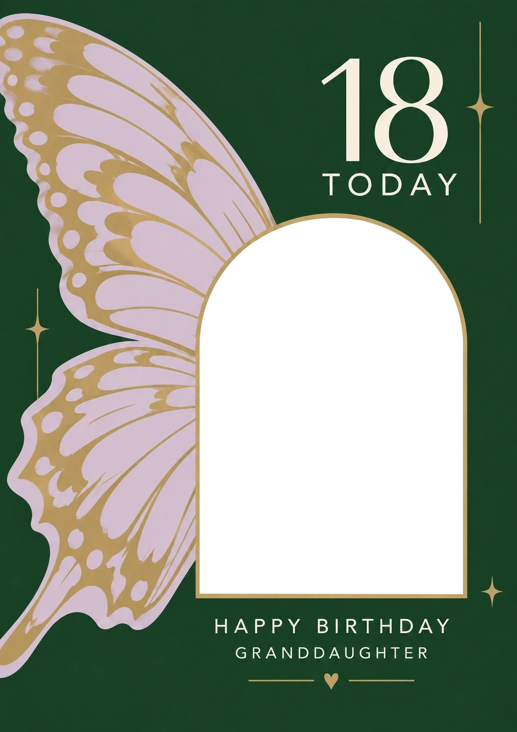 Birthdays - Personalised Card — with punch holes