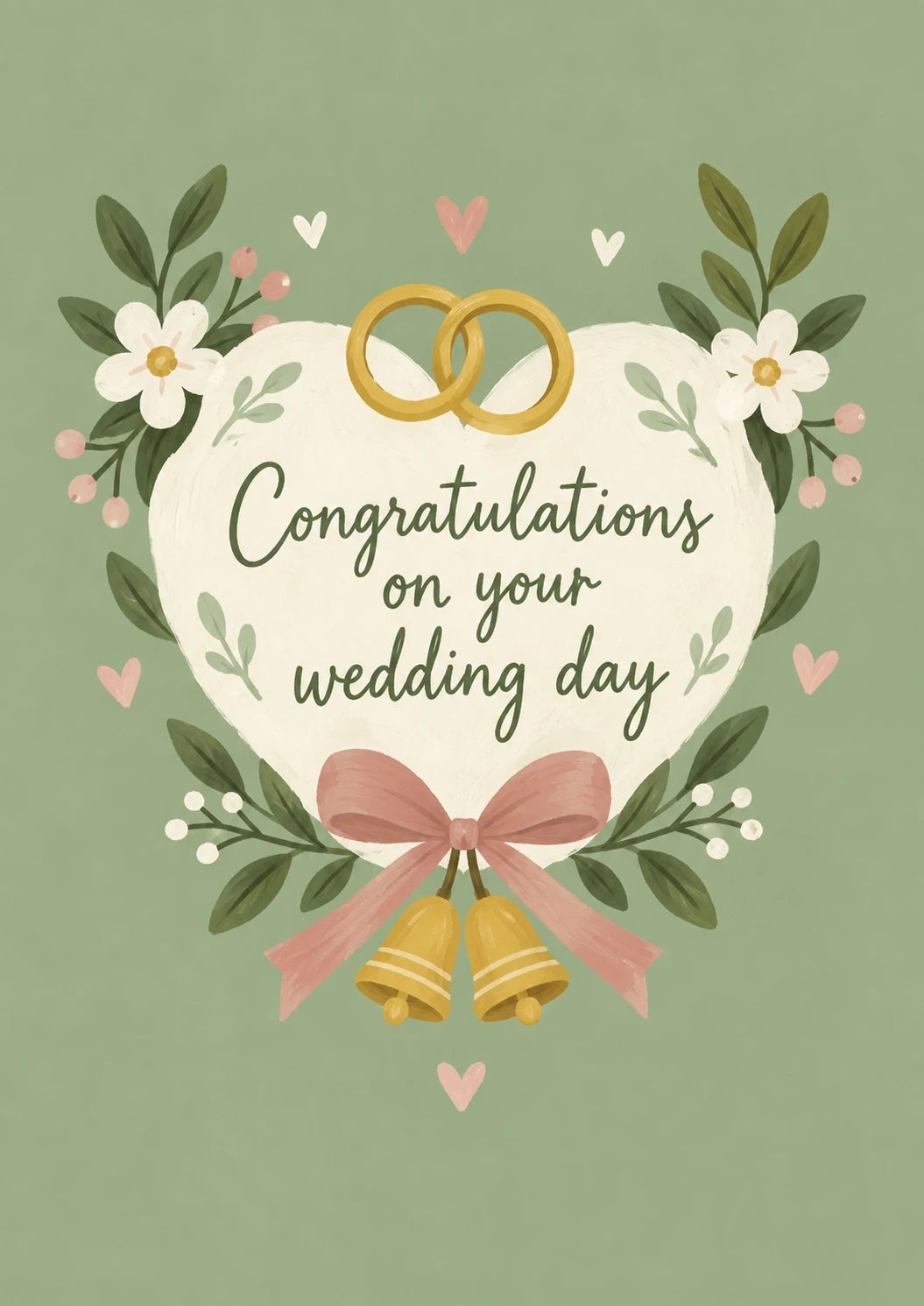 Weddings - Personalised Card — with punch holes