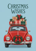 Load image into Gallery viewer, Christmas - Personalised Card — with punch holes
