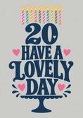 Load image into Gallery viewer, Birthdays - Personalised Card — with punch holes
