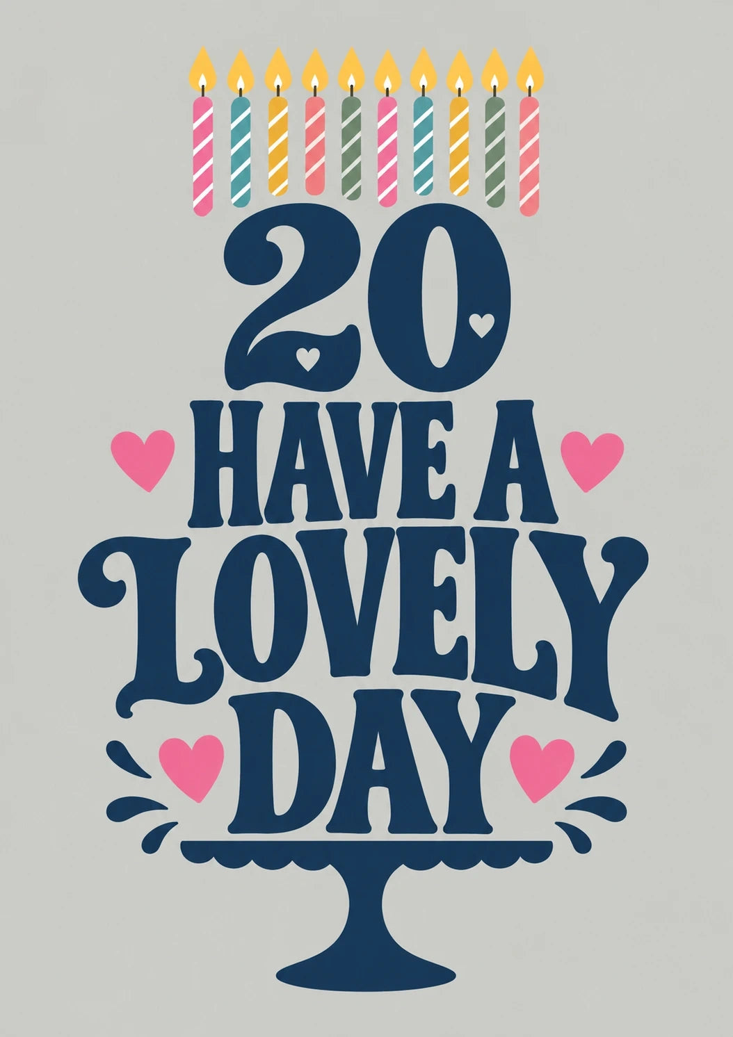 Birthdays - Personalised Card — with punch holes
