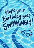 Load image into Gallery viewer, Birthdays - Personalised Card — with punch holes
