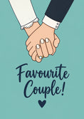 Load image into Gallery viewer, Weddings - Personalised Card — with punch holes
