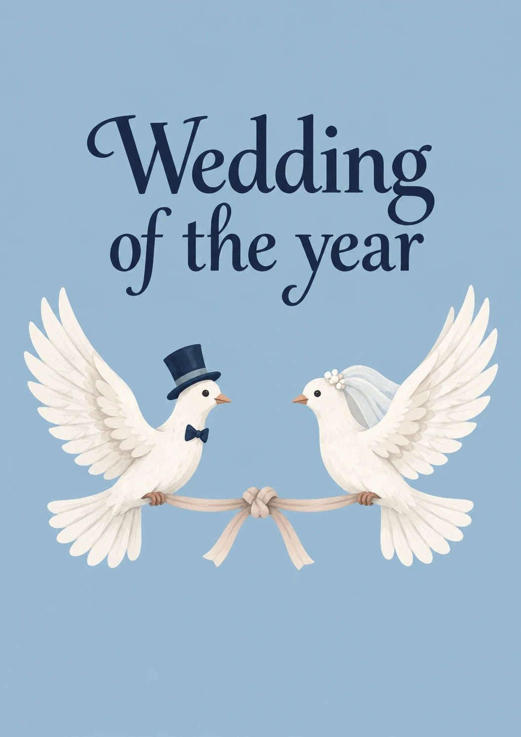 Weddings - Personalised Card — with punch holes