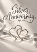 Load image into Gallery viewer, Anniversary - Personalised Card — with punch holes
