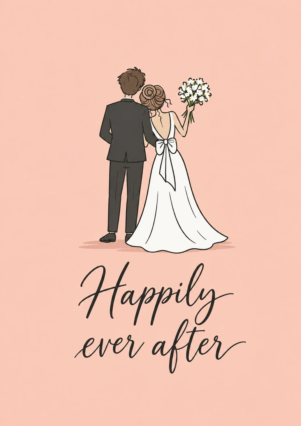 Weddings - Personalised Card — with punch holes