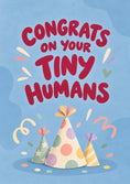Load image into Gallery viewer, New baby - Personalised Card — with punch holes
