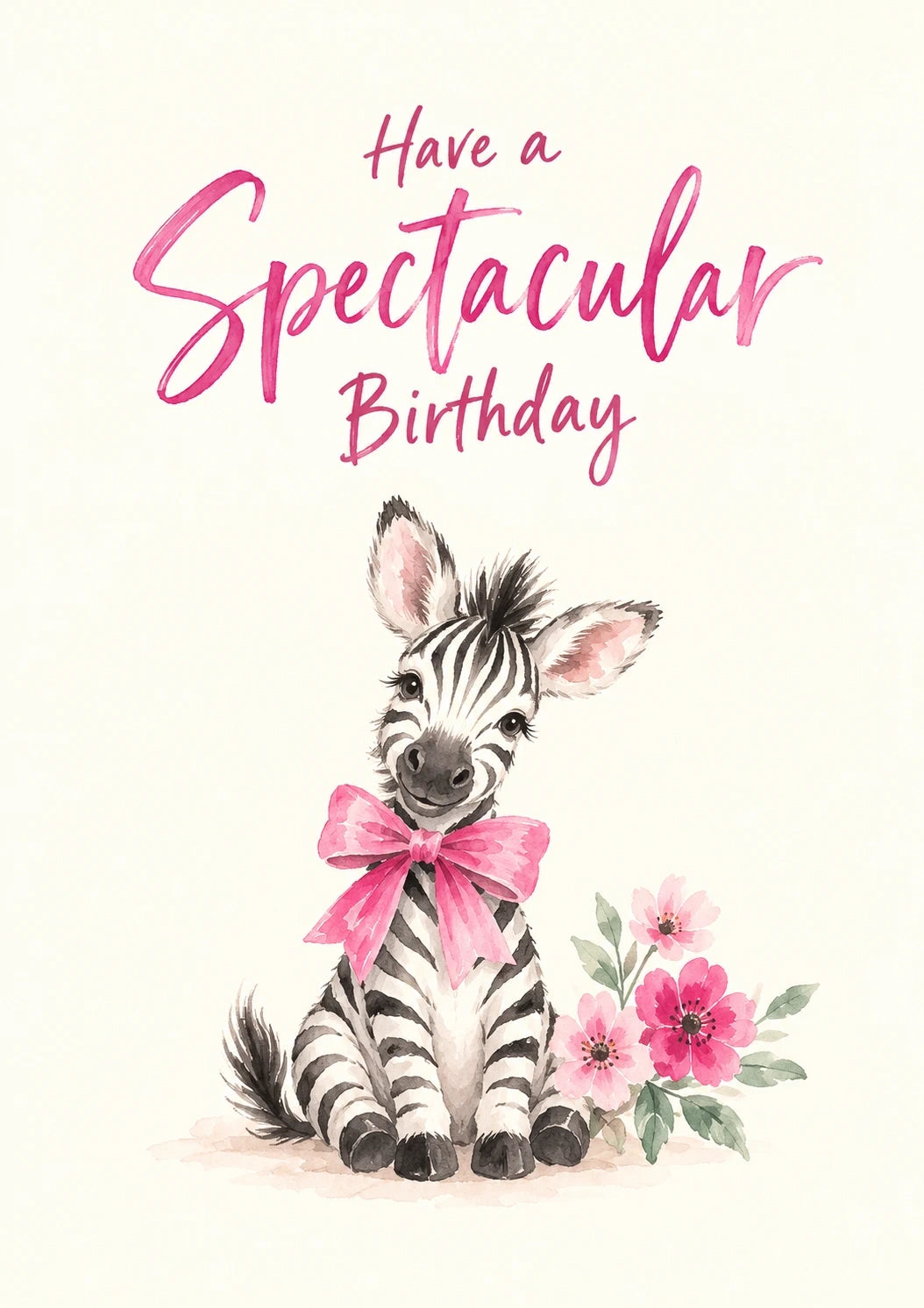 Birthdays - Personalised Card — with punch holes