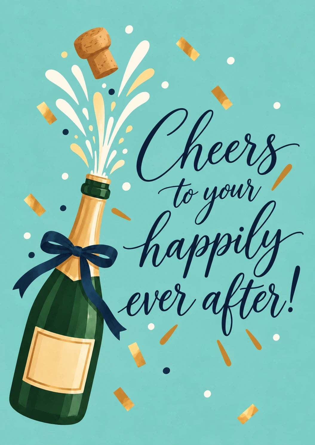 Weddings - Personalised Card — with punch holes