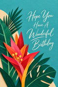 Load image into Gallery viewer, Birthdays - Personalised Card — with punch holes
