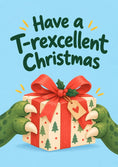 Load image into Gallery viewer, Christmas - Personalised Card — with punch holes
