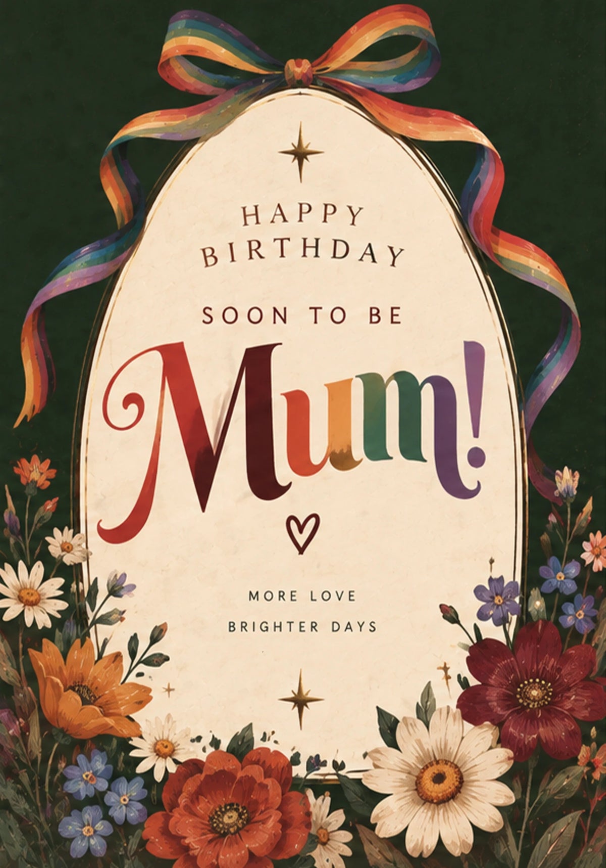 Birthdays - Personalised Card — with punch holes