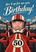 Load image into Gallery viewer, Birthdays - Personalised Card — with punch holes
