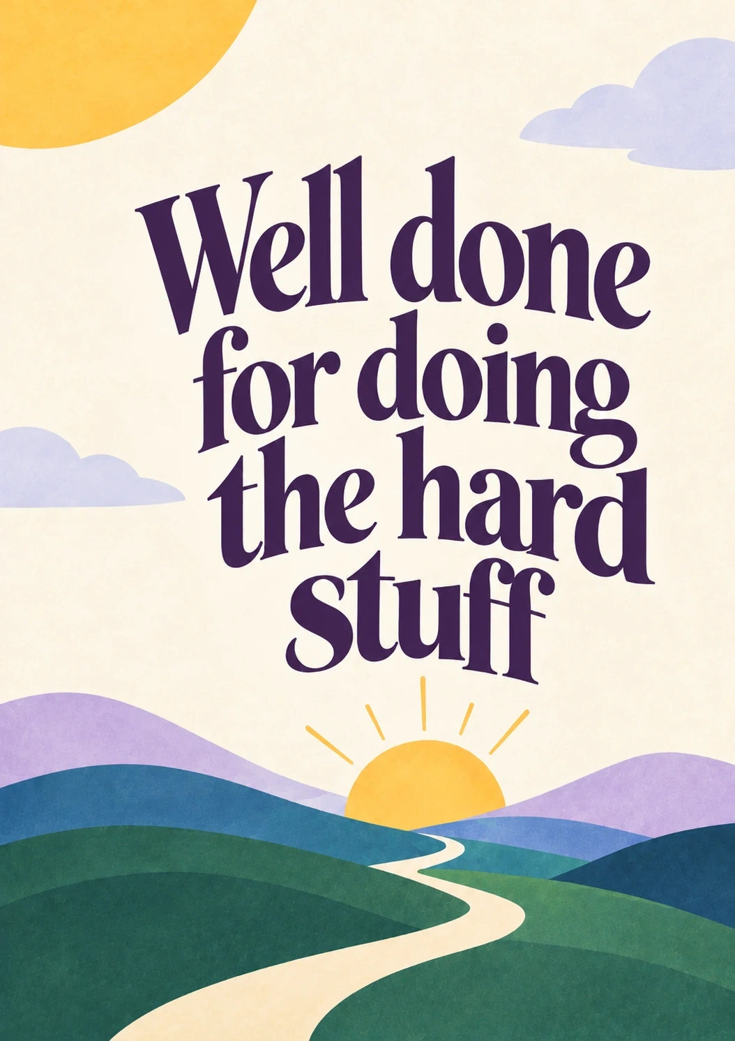 Congratulations - Personalised Card — with punch holes