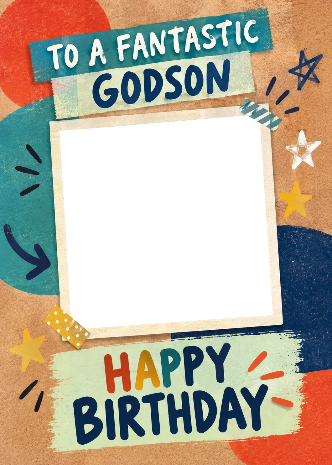 Birthdays - Personalised Card — with punch holes
