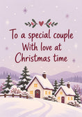 Load image into Gallery viewer, Christmas - Personalised Card — with punch holes
